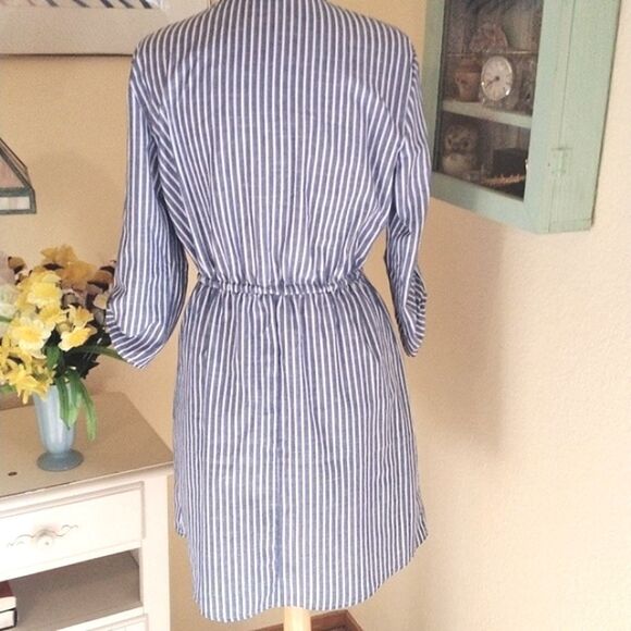 Mlle Gabrielle Striped Cotton Dress - Picture 6 of 10